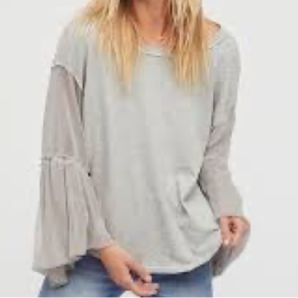 Free People Tops - Free People Still Got It Shirt in Gray Women Size S